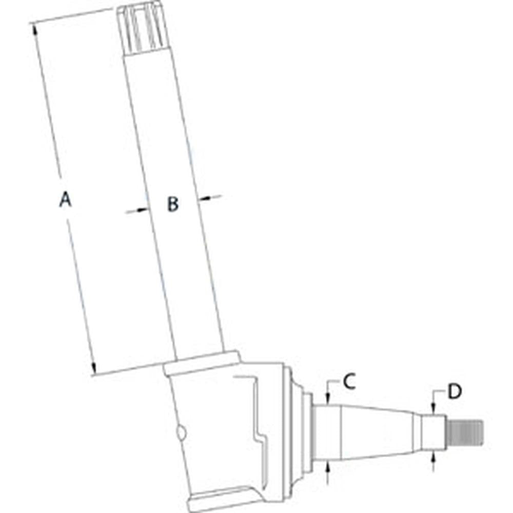 AR53880 Fits John Deere Spindle 4630 4640 4840 4650 4850 4555 4755 4955 4560