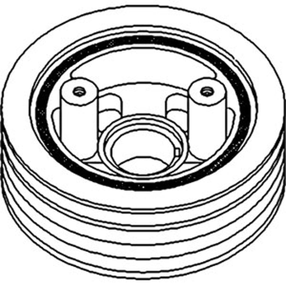 AR57241 Crankshaft Pulley Dampener Fits John Deere 4040 4230 4240 4240S 4320