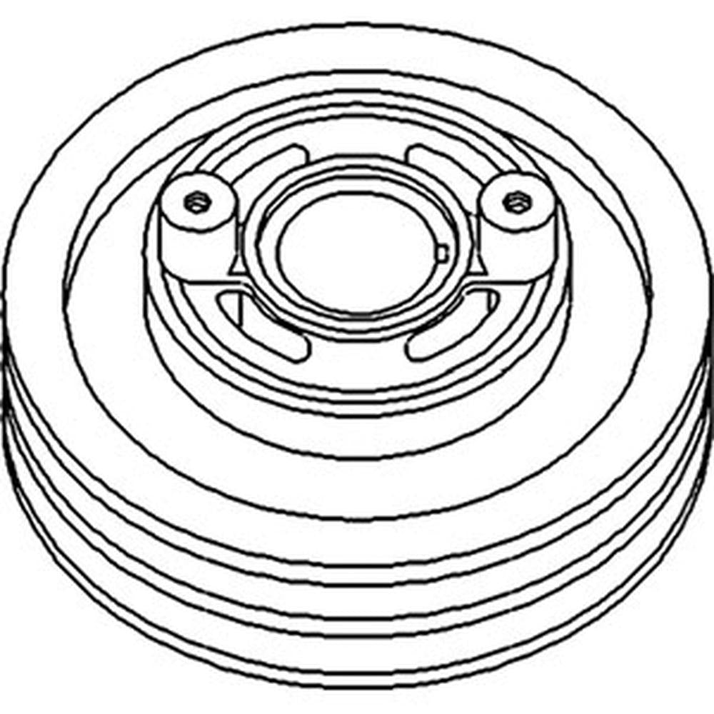Crankshaft Dampener Pulley Fits 4000 4020 AR58176 AR58176-A