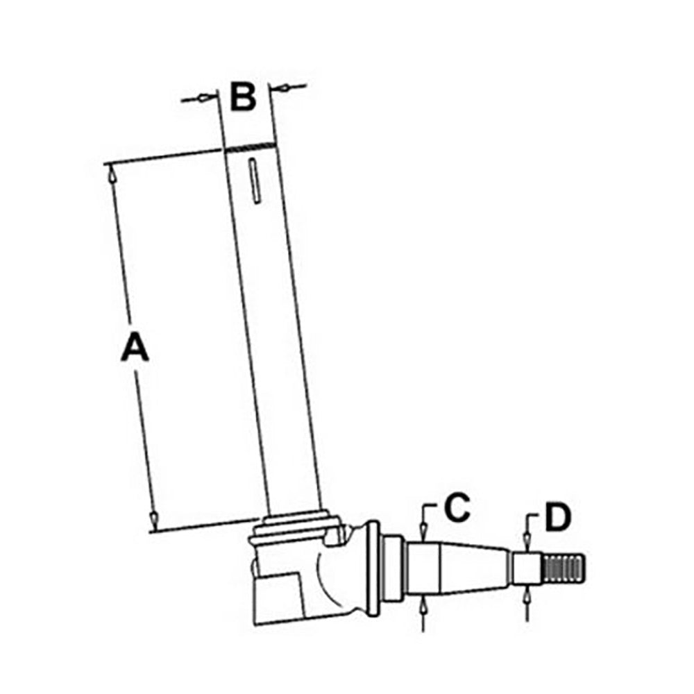 AR58606 Spindle Right or Left Hand Fits John Deere 920 930 1020 1030 Tractors