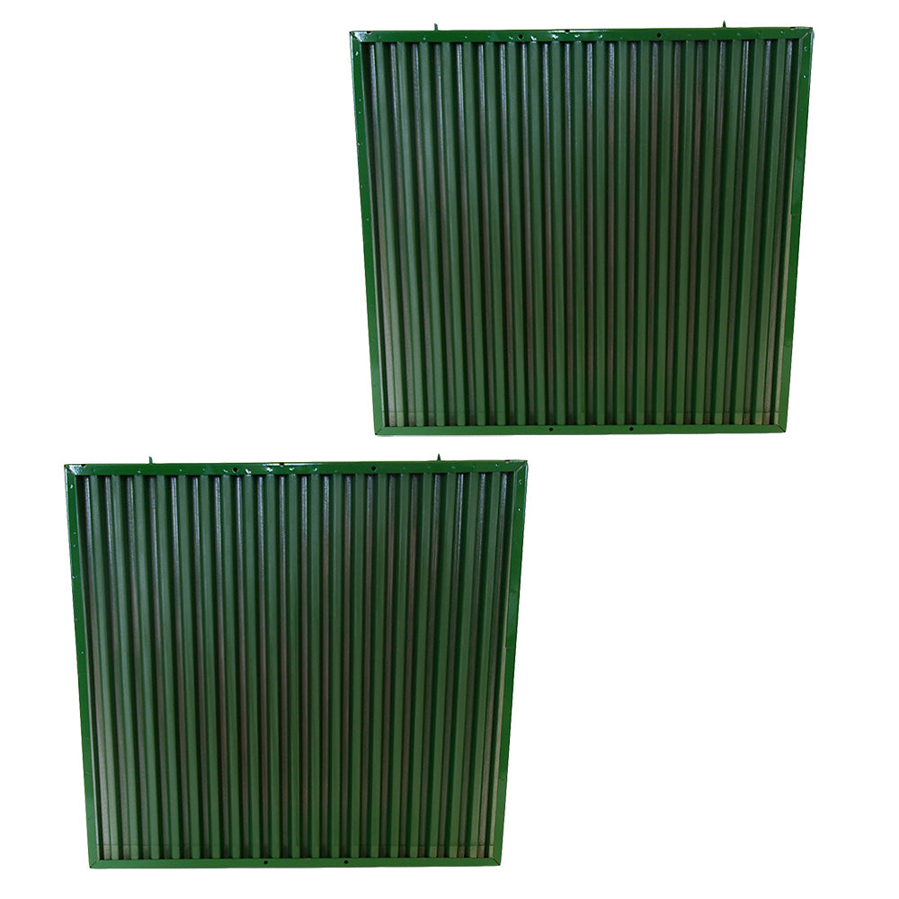 AR65461 Two Grill Side Screens Fits John Deere 4440 4630 4640