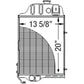 AR65715 Radiator Fits John Deere JD400 JD401 JD480 300B 301A 302 302A 400 401 +