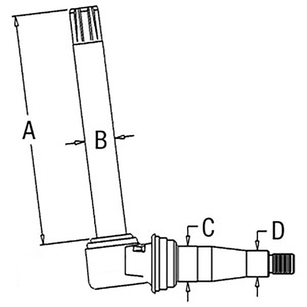 AR67417 New Spindle Fits John Deere Tractor 1020 1520 2020 2030 2440 2630 2640