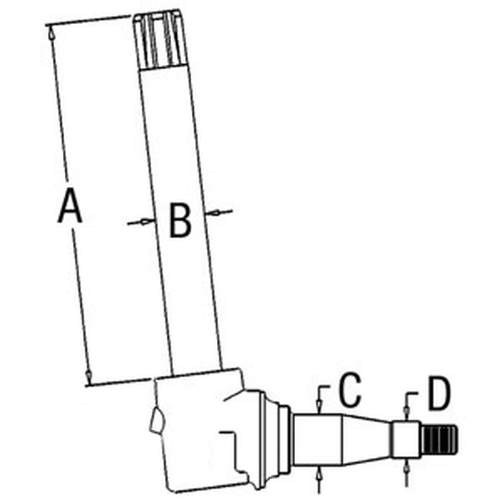 AR69323 LH or RH Spindle for 4230 4430 Tractor