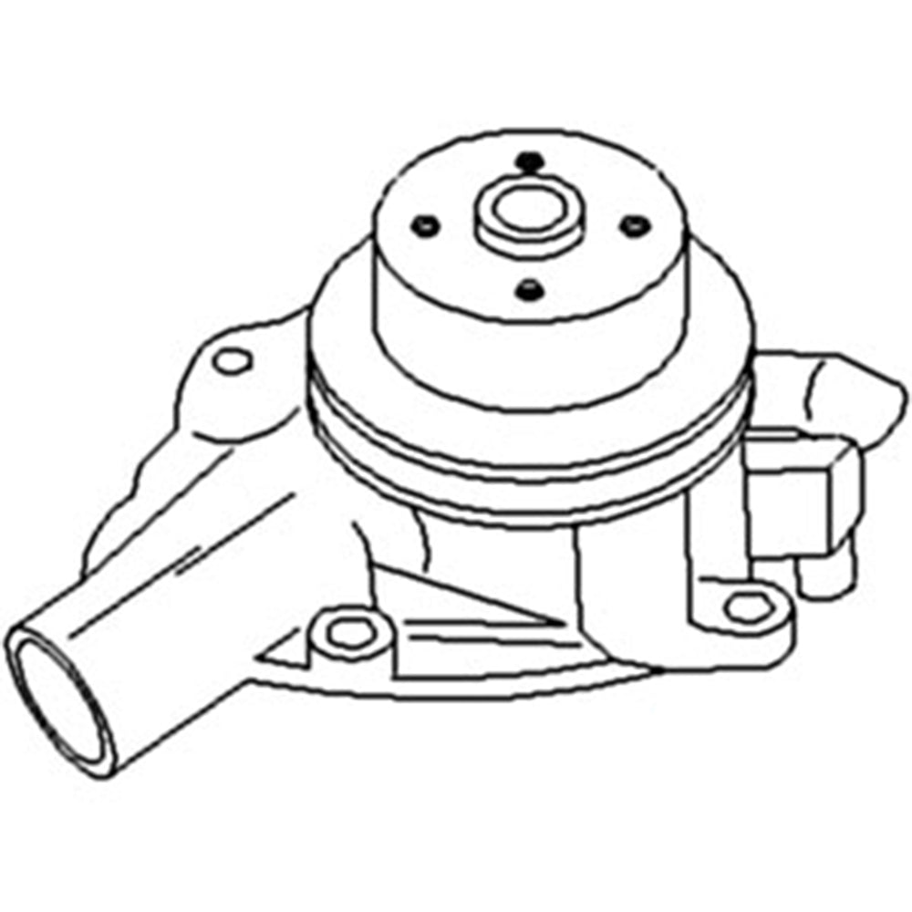 AR69709 Water Pump w/ Pulley Fits John Deere Tractor 4030