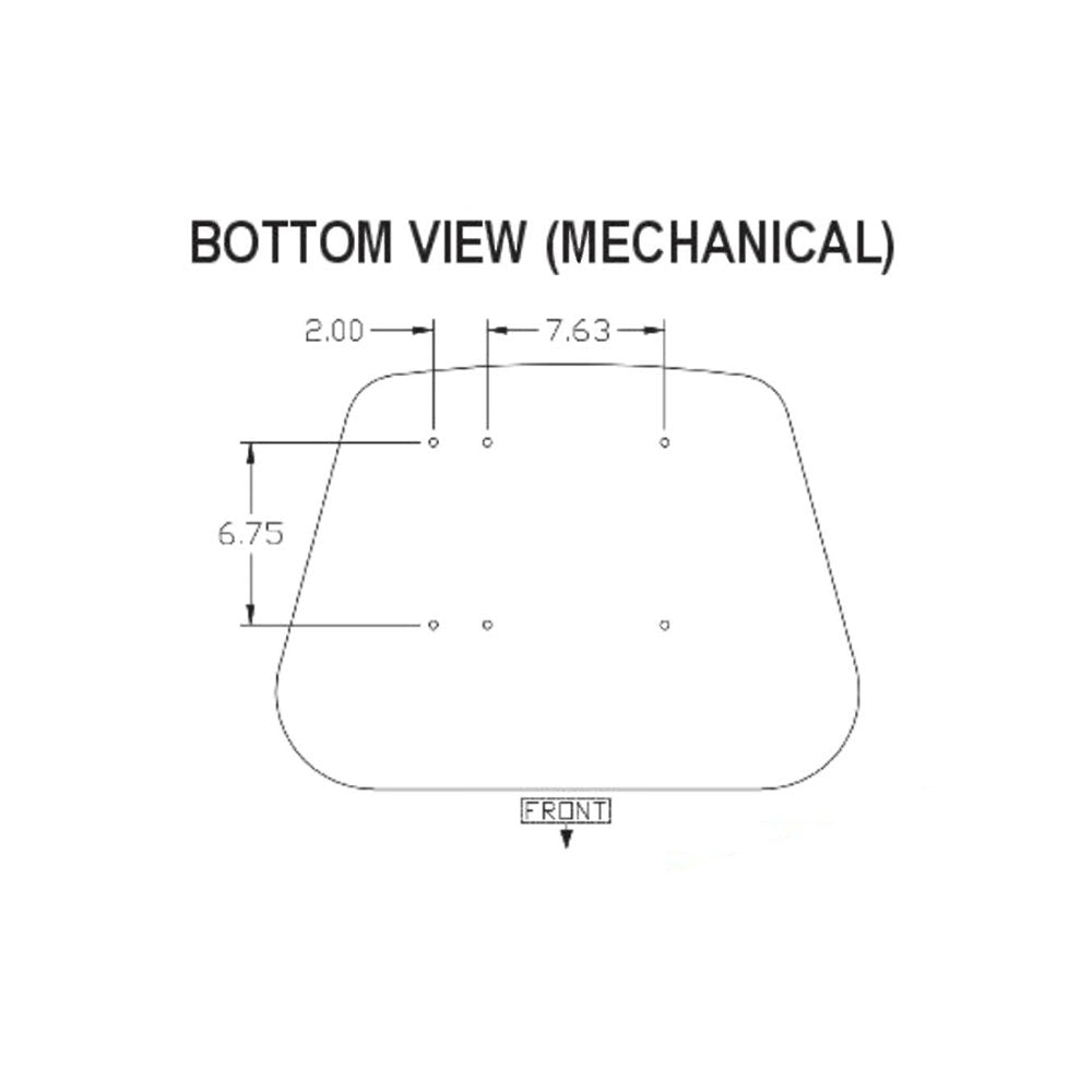 AR76515 Mechanical Suspension Bottom Seat Cushion Fits John Deere Agricultural