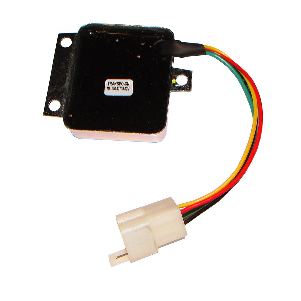 Voltage Regulator 12 Volt 4 Spade Plug Fits John Deere 4455 4020 2030 4000 1020