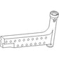 AR80193 New LH Knee Extension Fits John Deere 4240 4520 4255 4430 4440 4450 +