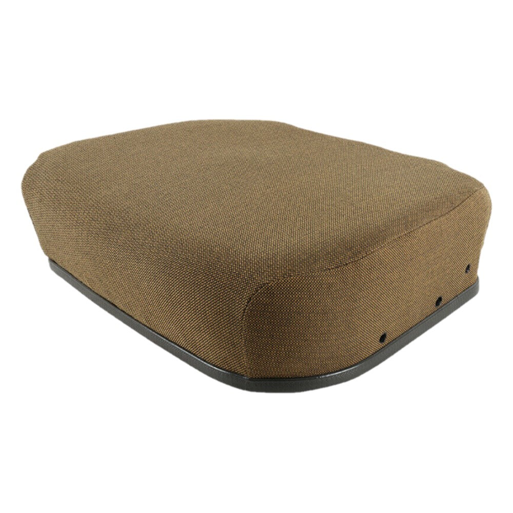 Seat Cushion Hydraulic Suspension Fabric Brown - Economy Fits John Deere 7700
