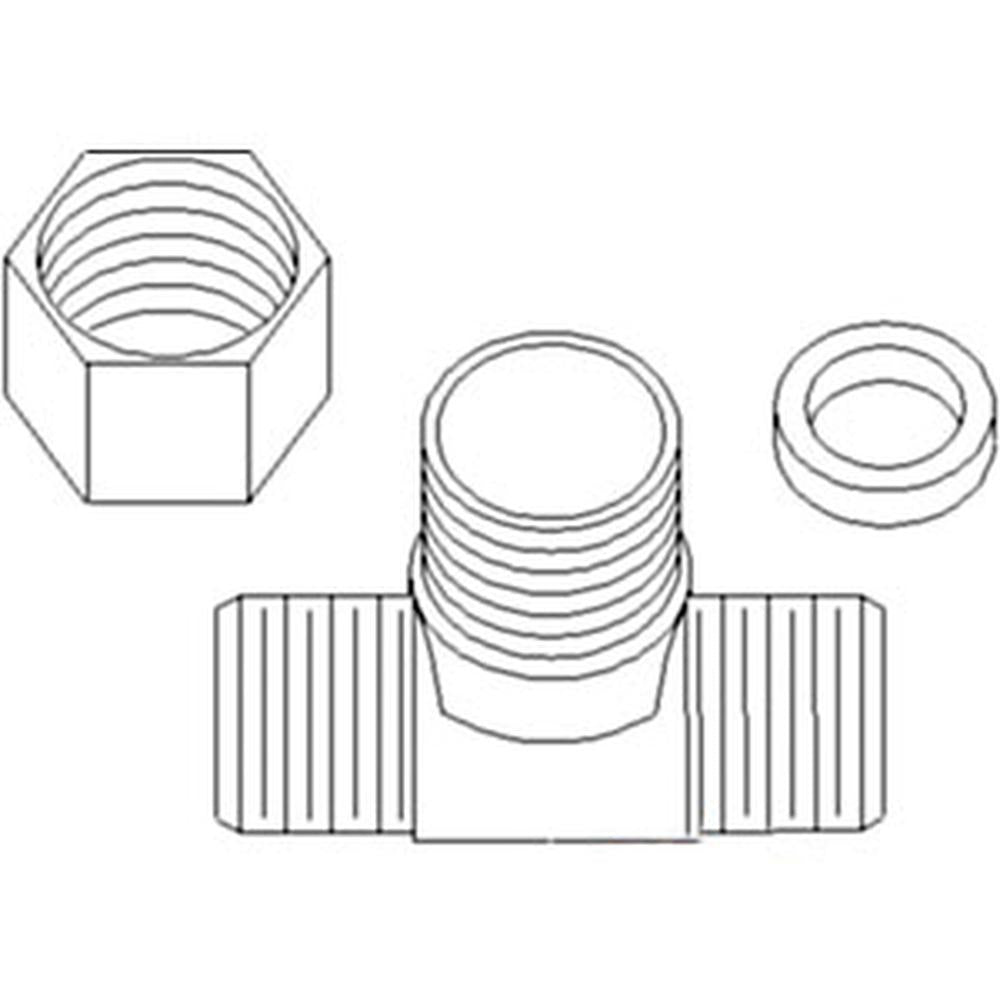 AR85618 Injector Tee Fits John Deere