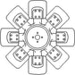 8 Blade Fan Fits 4240 4350 440C 440D 4430 4440 448D 4630 540B 540D 548D 693B