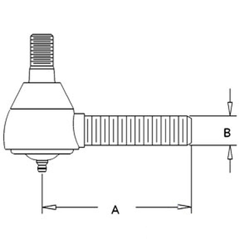 AR85945 Inner Tie Rod Fits John Deere 4840 4850 4955 4960 Tractors