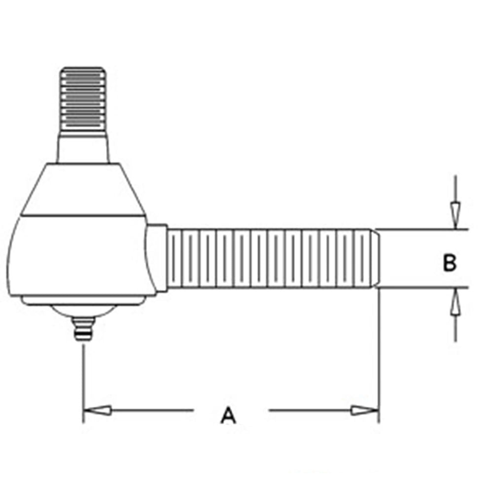 AR85945 Inner Tie Rod Fits John Deere 4840 4850 4955 4960 Tractors
