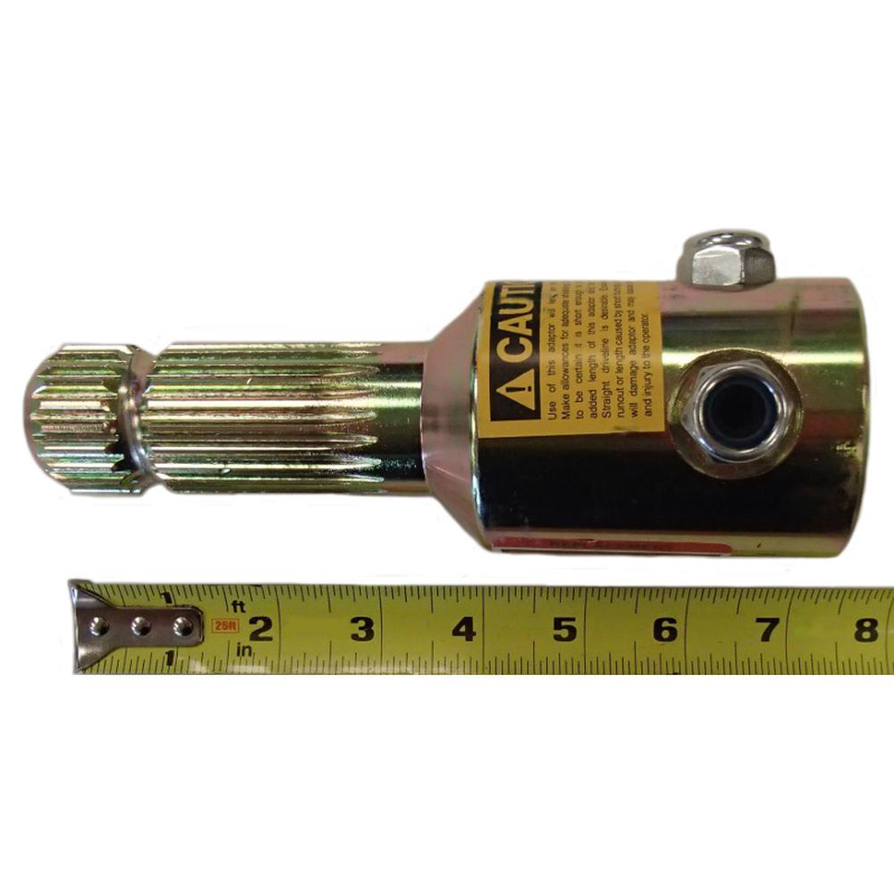 PTO Adaptor 1 3/4-20 Spline F X 1 3/8 21 Spline M