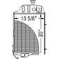 Radiator AR90945 Fits John Deere 2440 2640