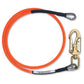 B1AB312 5/8" x 12' Heavy Duty Braided Wire Core Flipline Rope Lanyard