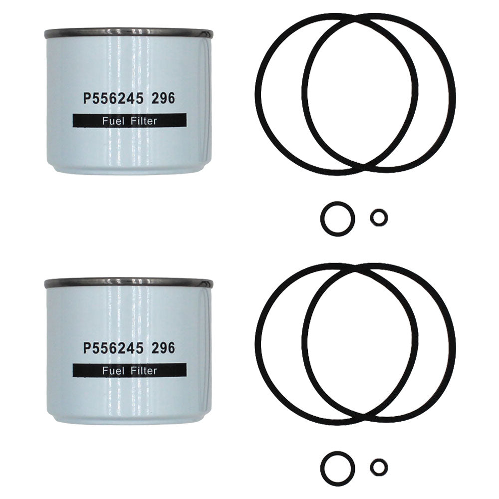 (2) Fuel Filters with O-Ring Seals AT13387 Fits John Deere 2020 2030 1020 3020