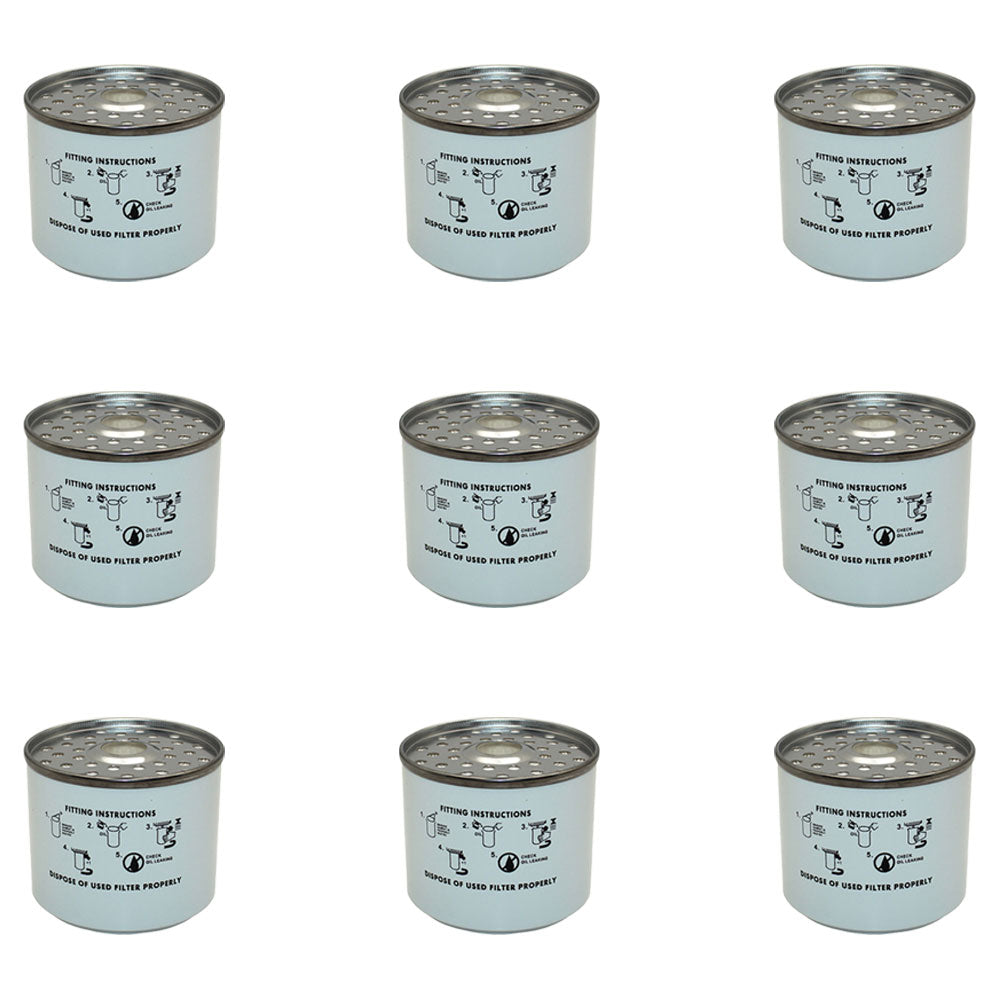 Qty 9: Fuel Filter Fits Minneapolis-Moline Replaces 10P2832