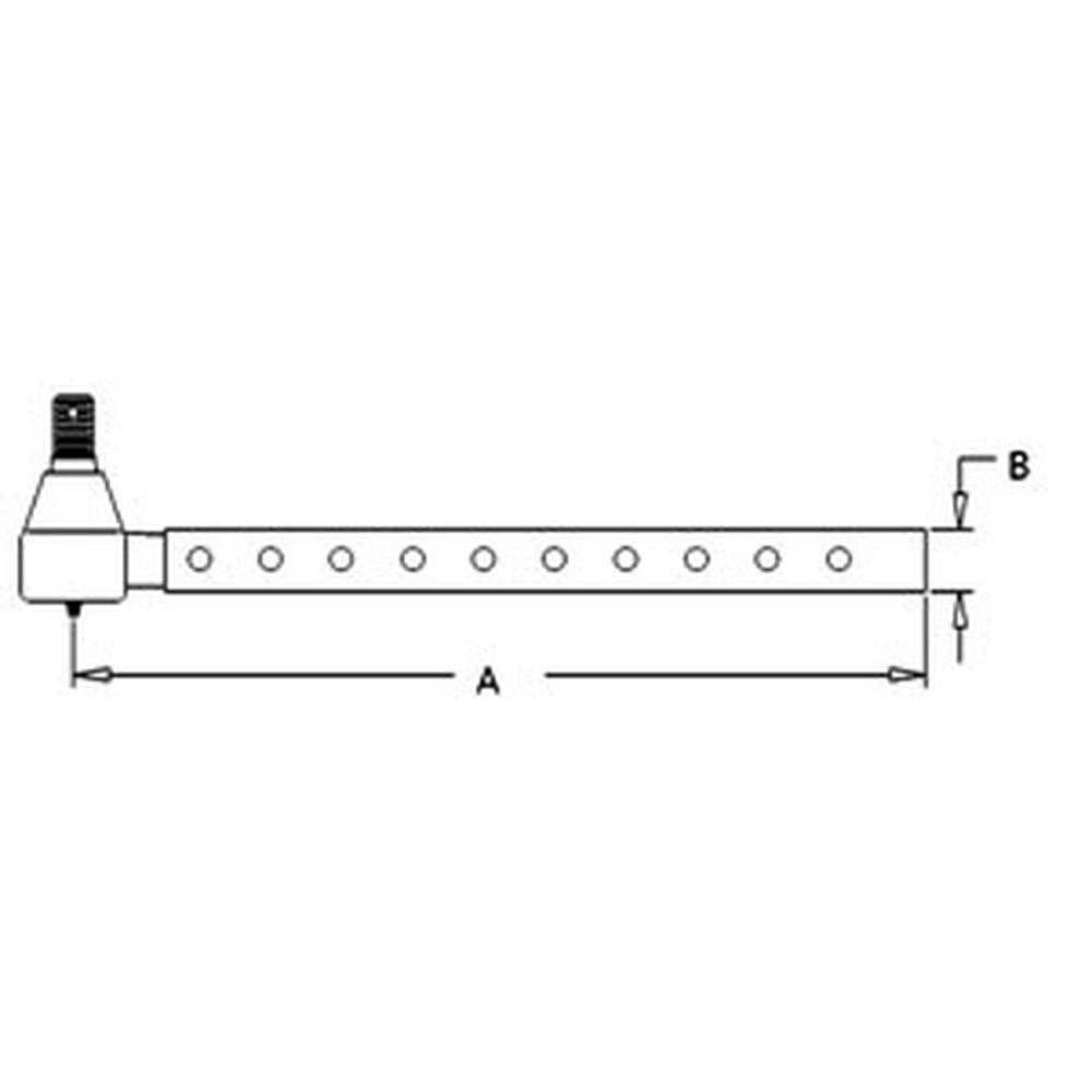 Tie Rod End Fits John Deere 2010 1010 AT13972