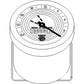 Tachometer Fits John Deere 350B 350C 350D 450B 450C 450D 455D AT148149