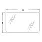 Lwr Windshield Glass AT154431 Fits John Deere 190 490E 690ELC 790ELC 892 992ELC