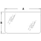 AT154431 0.2" Thickness Lower Front Cab Glass Fits John Deere 190 690ELC LC 892