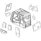 Glass AT154431 Fits John Deere 190 190E 490E 690ELC 790ELC 892 892ELC 992ELC
