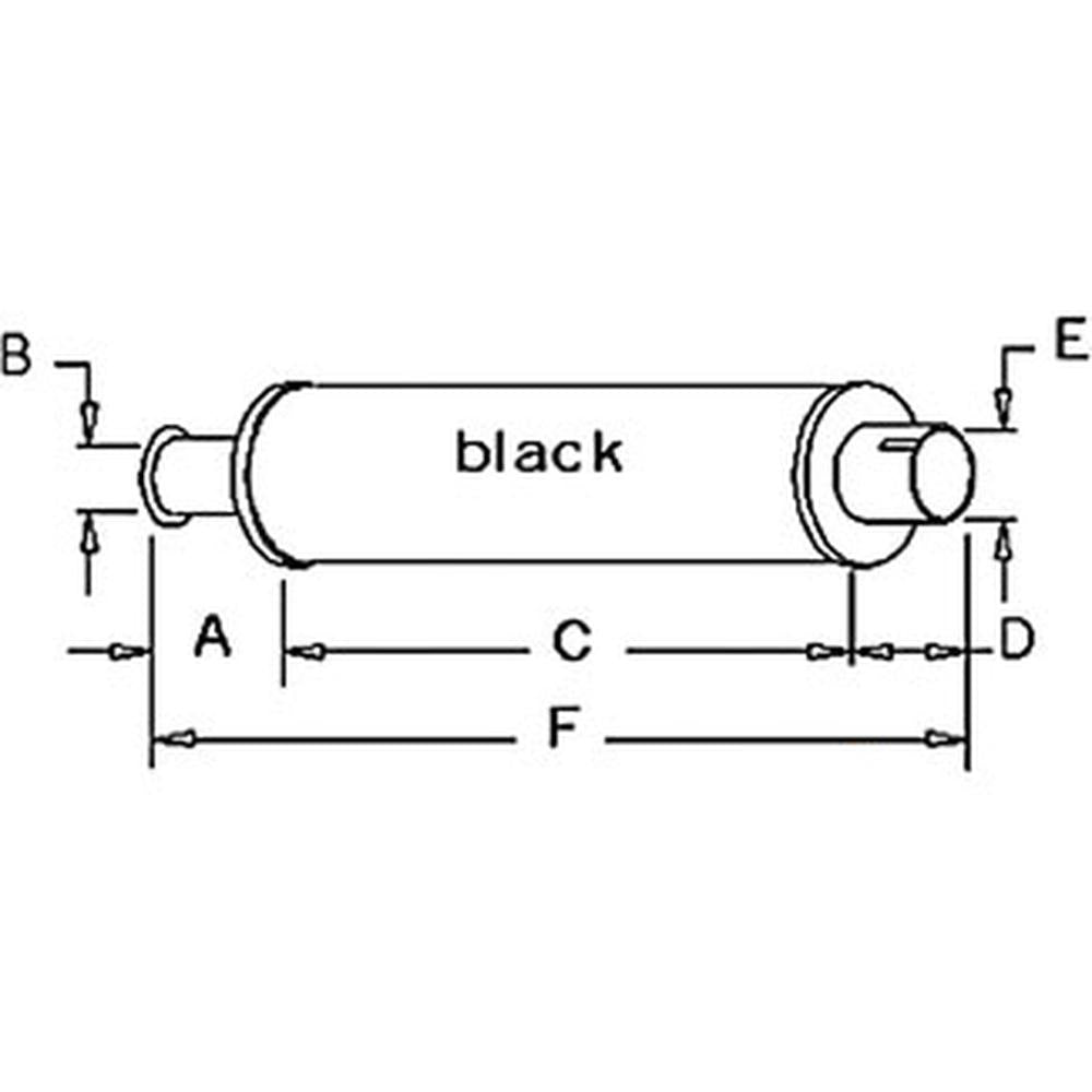 AT16380 New Muffler Fits John Deere Diesel Tractor 1010 2010