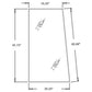 AT171898 Window Side Glass Fits John Deere 300D 310D 315D 410D 510D 710D