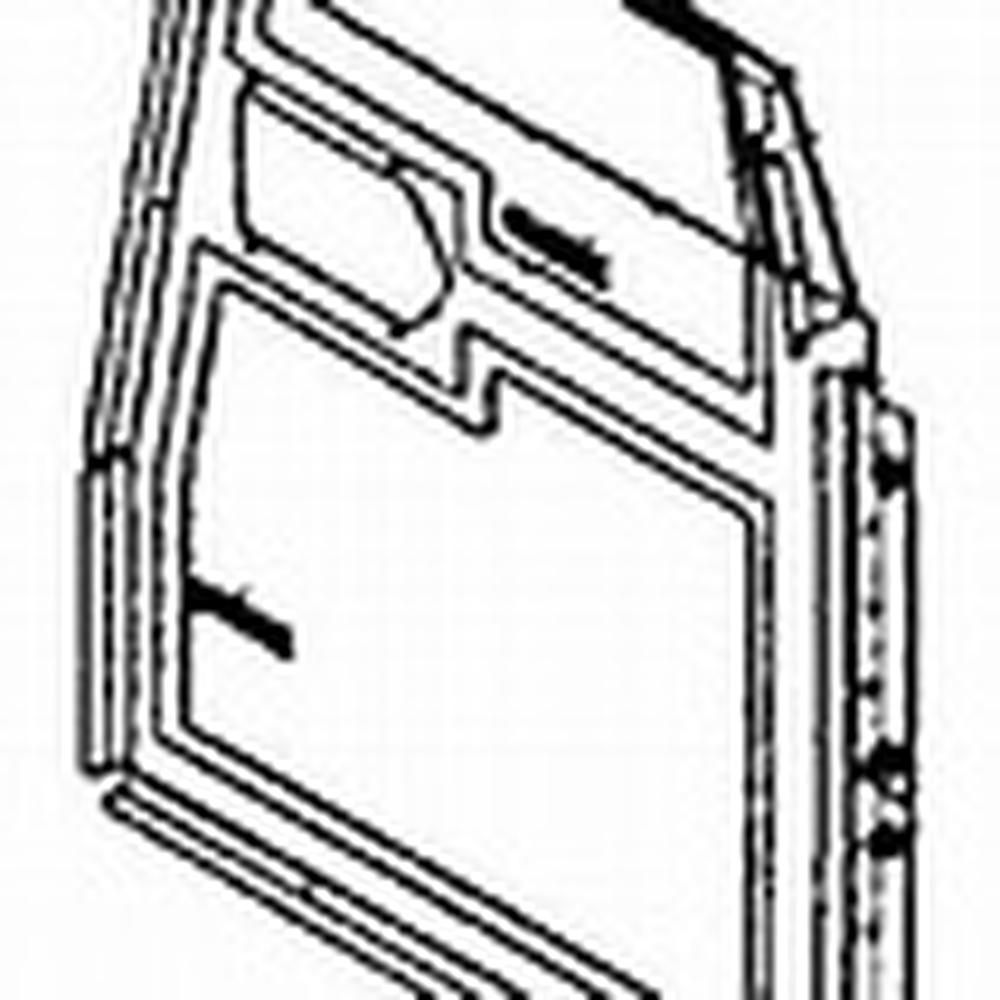 AT197864 Side Shield R/H  With hinge & latch Fits John Deere 850C, 850C-II