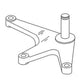 AT19793 Bellcrank Fits John Deere Tractors 1020 2020 Industrial 301 401