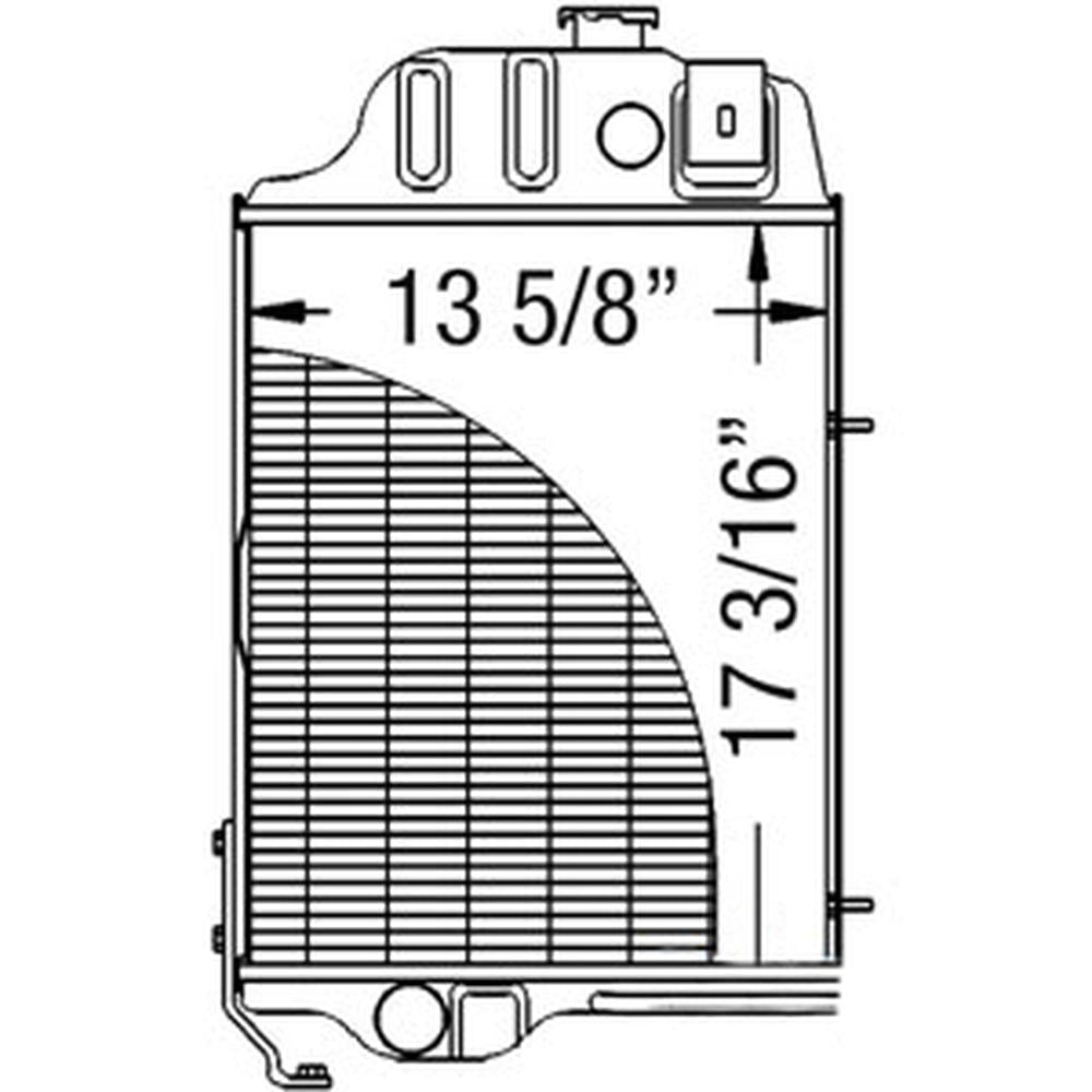 Fits John Deere RADIATOR AT20849 1030, 1130,1530,1630,1020, 820, 920,
