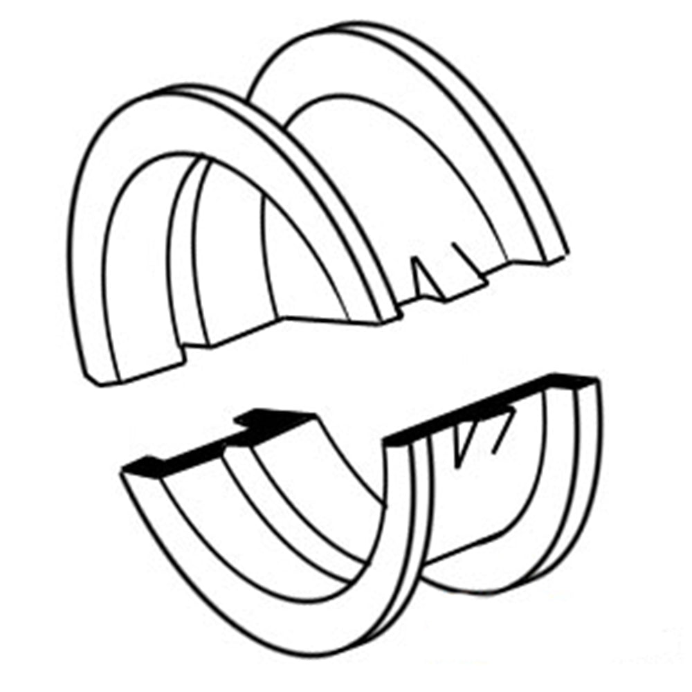 Flanged Thrust Bearing (0.10") Fits John Deere Replaces AT21132