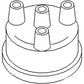 21A447 Distributor Cap Fits John Deere Tractor 300 301 302 310 350 380 +