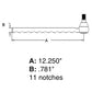 Long Tie Rod Fits John Deere Replaces AL178096