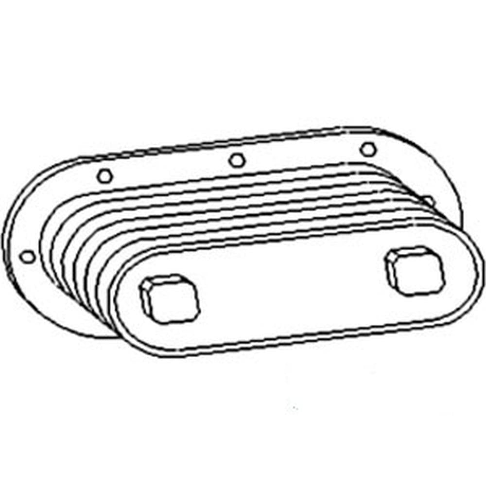 Oil Cooler with Gaskets Fits John Deere Replaces AT25038