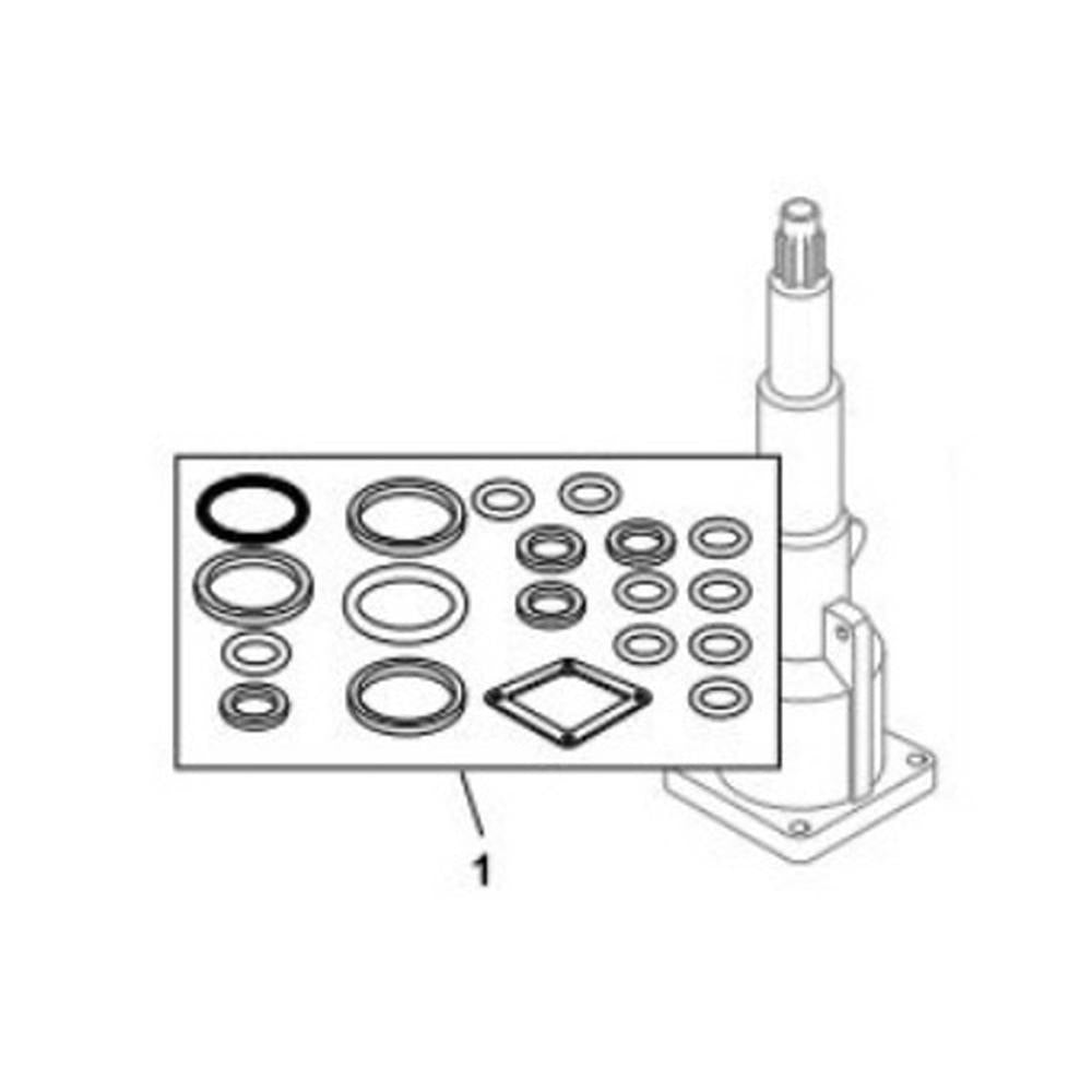 AT26188 Seal Kit Fits John Deere 820 830 1020 1520 2020 1030 1530 2030 2130