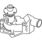 Fits John Deere Parts Water Pump AT29618 480 (GAS),401 (GAS),400 (GAS),380 (GAS)