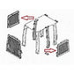 AT312408 side screens, R/H & L/H sold as a set only Fits John Deere 450J, 550J,
