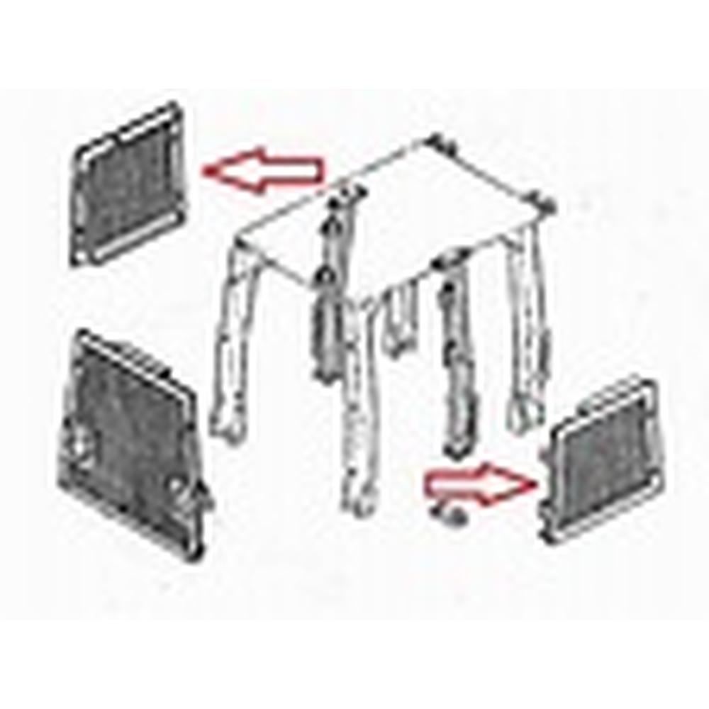 AT312408 side screens, R/H & L/H sold as a set only Fits John Deere 450J, 550J,