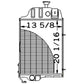 AT32527 Radiator 20 1/8 x 13 3/4 x 2 5/8 Fits John Deere 310 310A 310B