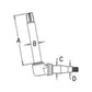 AT33636 RH/LH Spindle Fits John Deere 300 302 310 301 401B 401C 480 480A 400 264