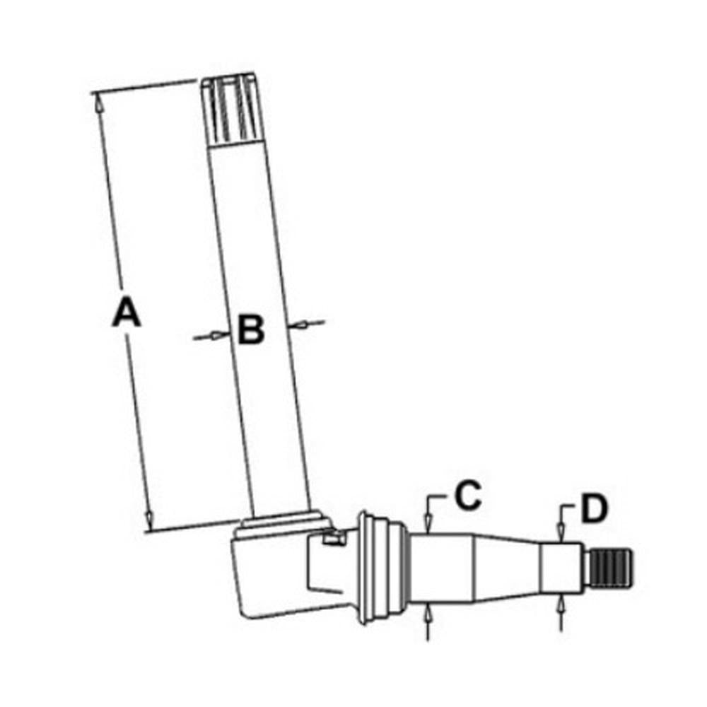 AT34973 RH/LH Spindle Fits John Deere 301 302 401-B 1950N 2150 2155 2440