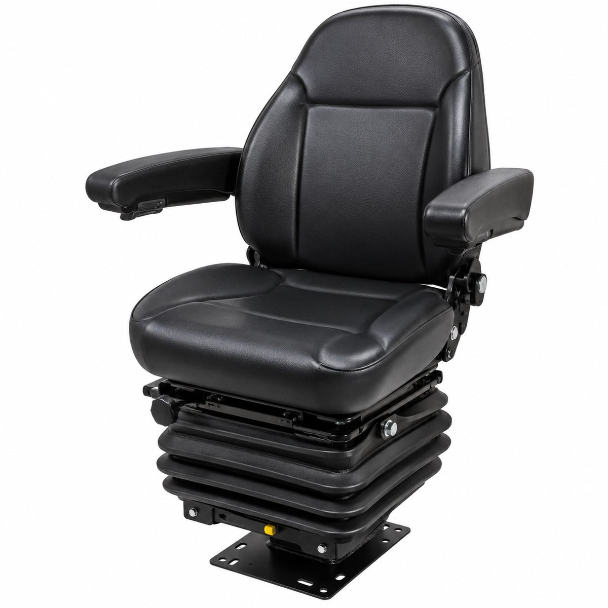 AT407315-E Economy Seat Assembly w/ Arms, Vinyl Fits John Deere Backhoe 310K