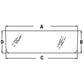 AT87527 New Rear Middle Glass Fits John Deere Fits JD 300D 310D 310E 315D 410D 4