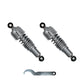Rear Chrome Shock Set Fits Harley Davidson Replaces ATZ35-0009