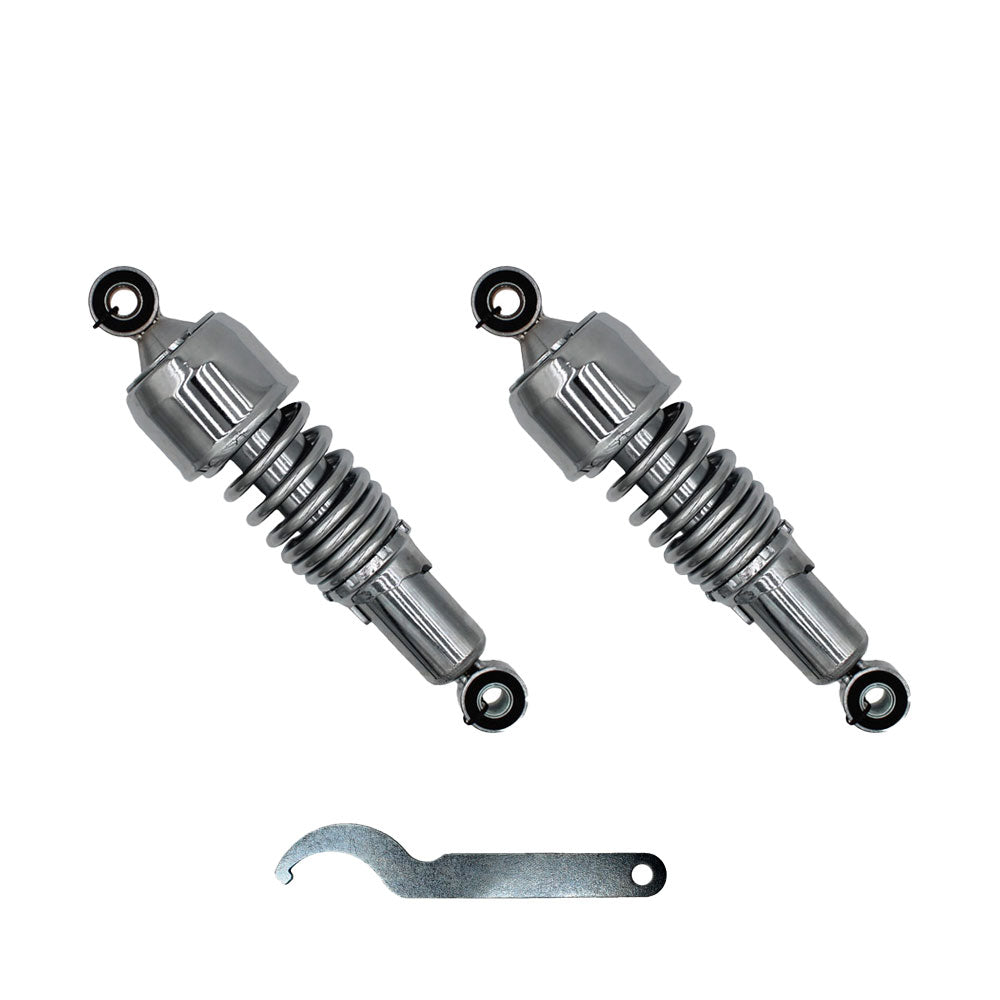 Rear Chrome Shock Set Fits Harley Davidson Replaces ATZ35-0009