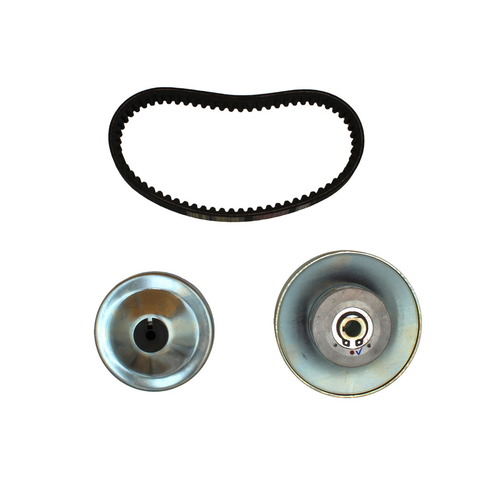 Torque Converter with Drive Belt and Rear Driven Clutch Pulley Fits Honda