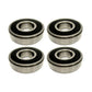 Qty 4 6305-2RS Premium Ball Bearings 25x62x17mm 6305-RS