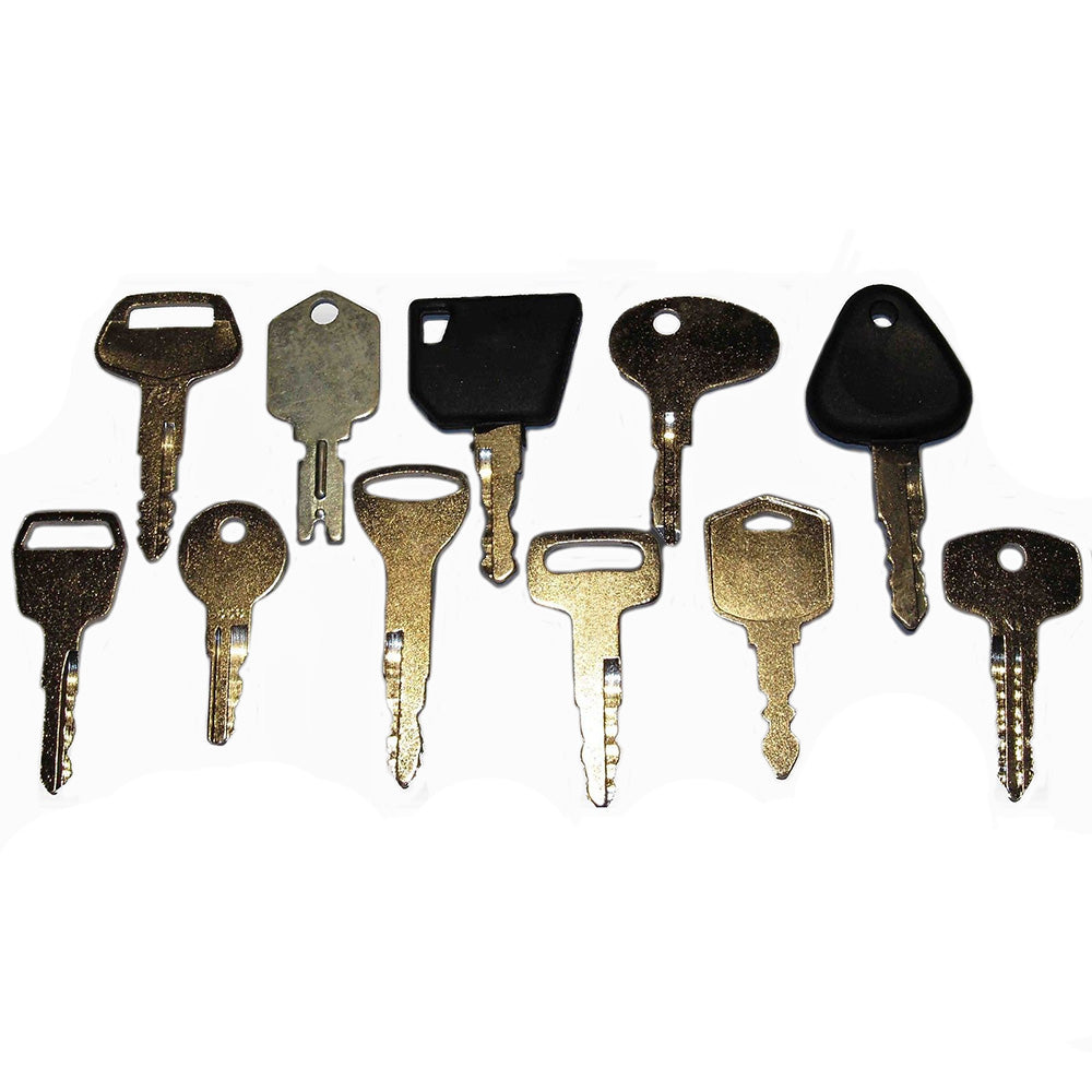 Forklift Heavy Equipment / Construction Ignition Key Set (12 Keys)